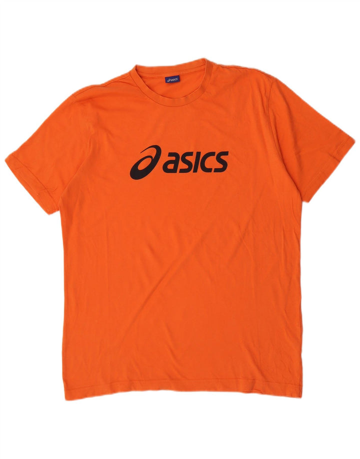 Asics Camiseta Gráfica Hombre Top XL Naranja Algodón