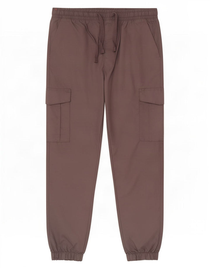 French Connection Pantalones tipo joggers cargo para hombre mediano W32 L29 poliéster gris