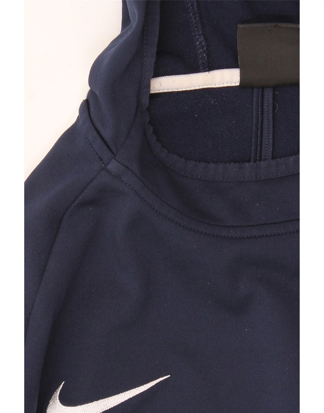 Nike Dri Fit - Sudadera con capucha para hombre, talla pequeña, color azul marino, poliéster