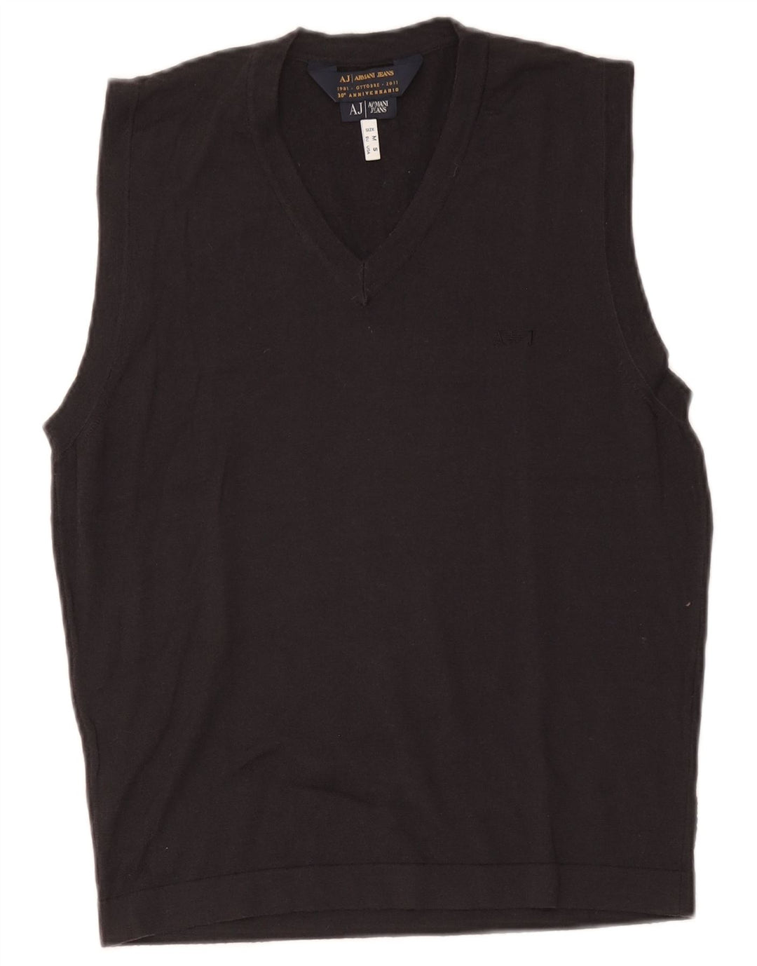 Armani Jeans Hombre Chaleco Tank Top Medium Azul Marino