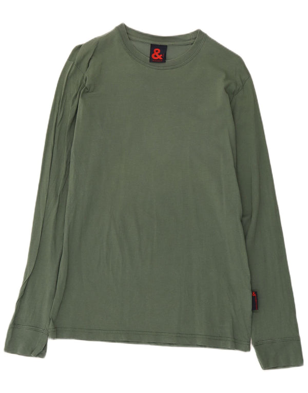 Dolce & Gabbana Top Mujer Manga Larga IT 48 XL Algodón Caqui
