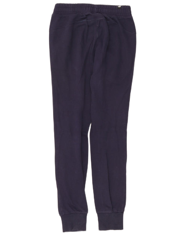 Puma Pantalones de chándal para mujer UK 6 XS Azul marino Algodón