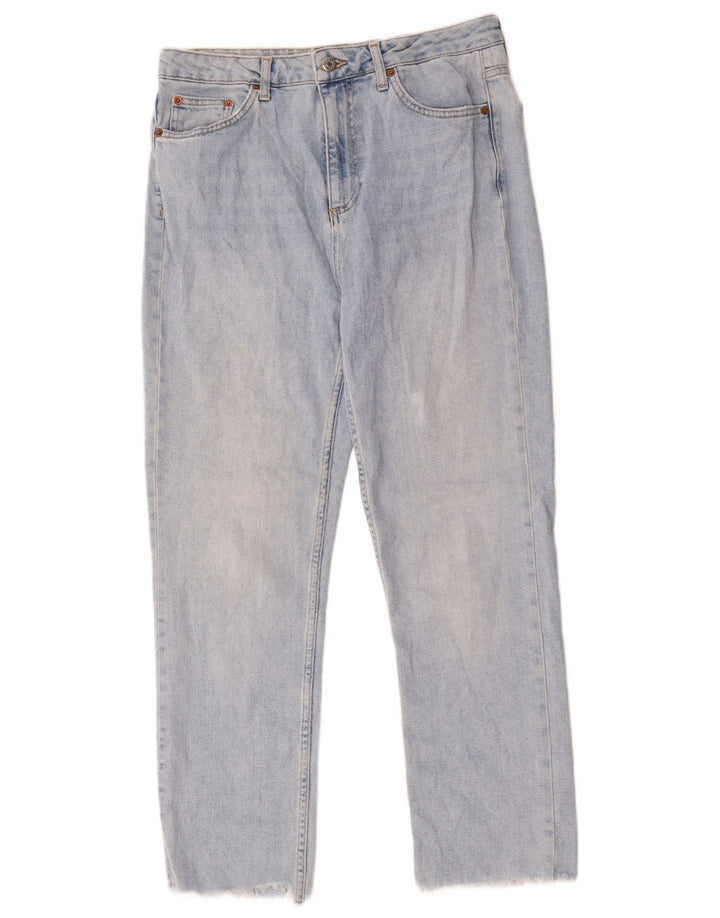 Vaqueros Rectos Mujer Topshop W32 L27 Algodón Azul