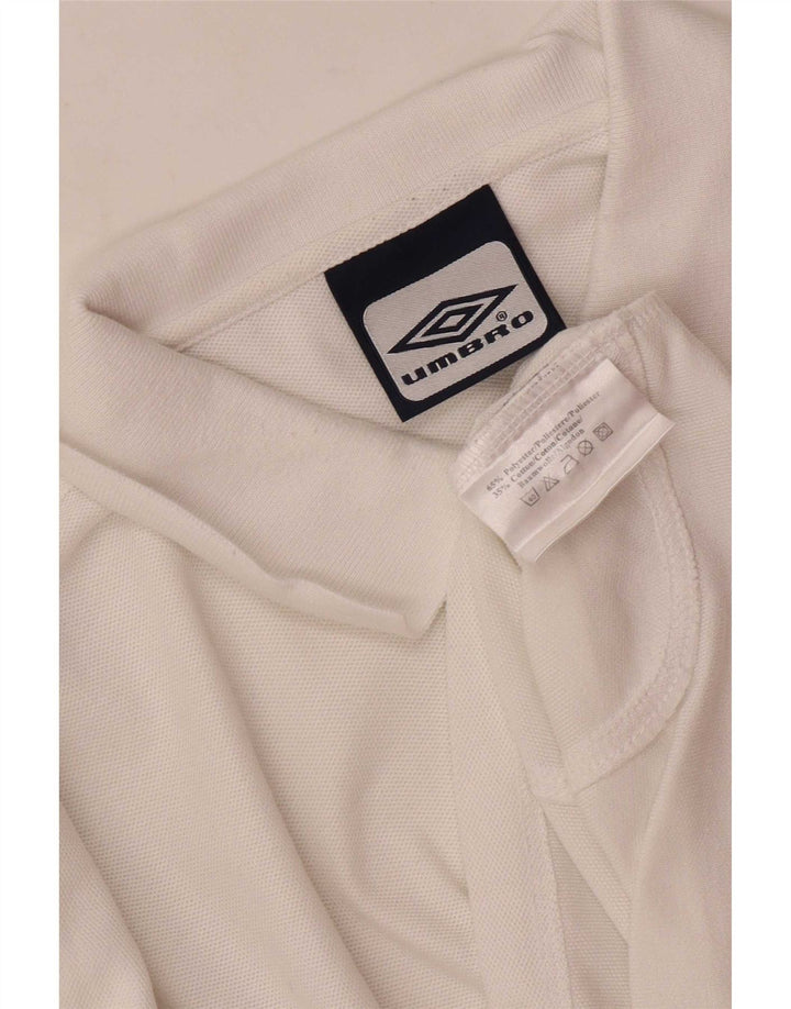 Polo Umbro Hombre Grande Blanco Poliéster Deportivo