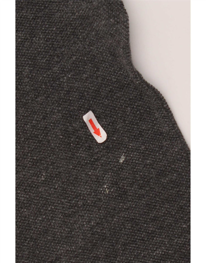 Jack & Jones Hombre Top Manga Larga Grande Gris Algodón