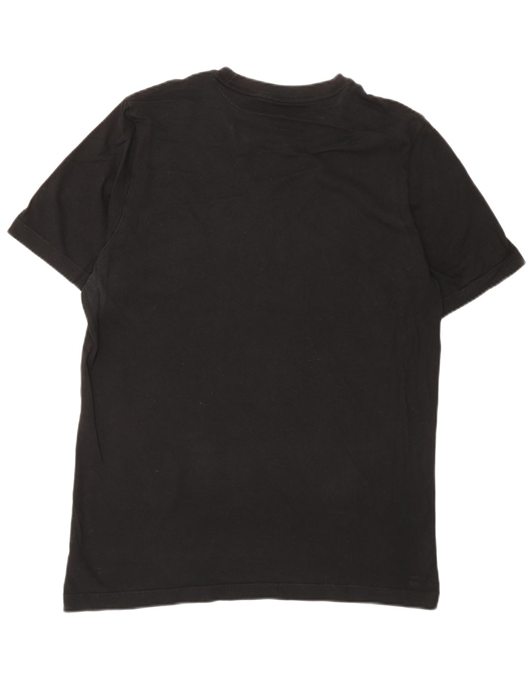 PUMA Camiseta gráfica para hombre Top mediano de algodón negro