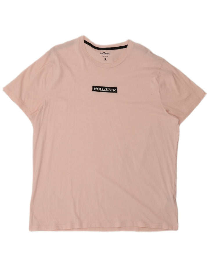 HOLLISTER Camiseta para hombre Top 2XL Rosa Algodón