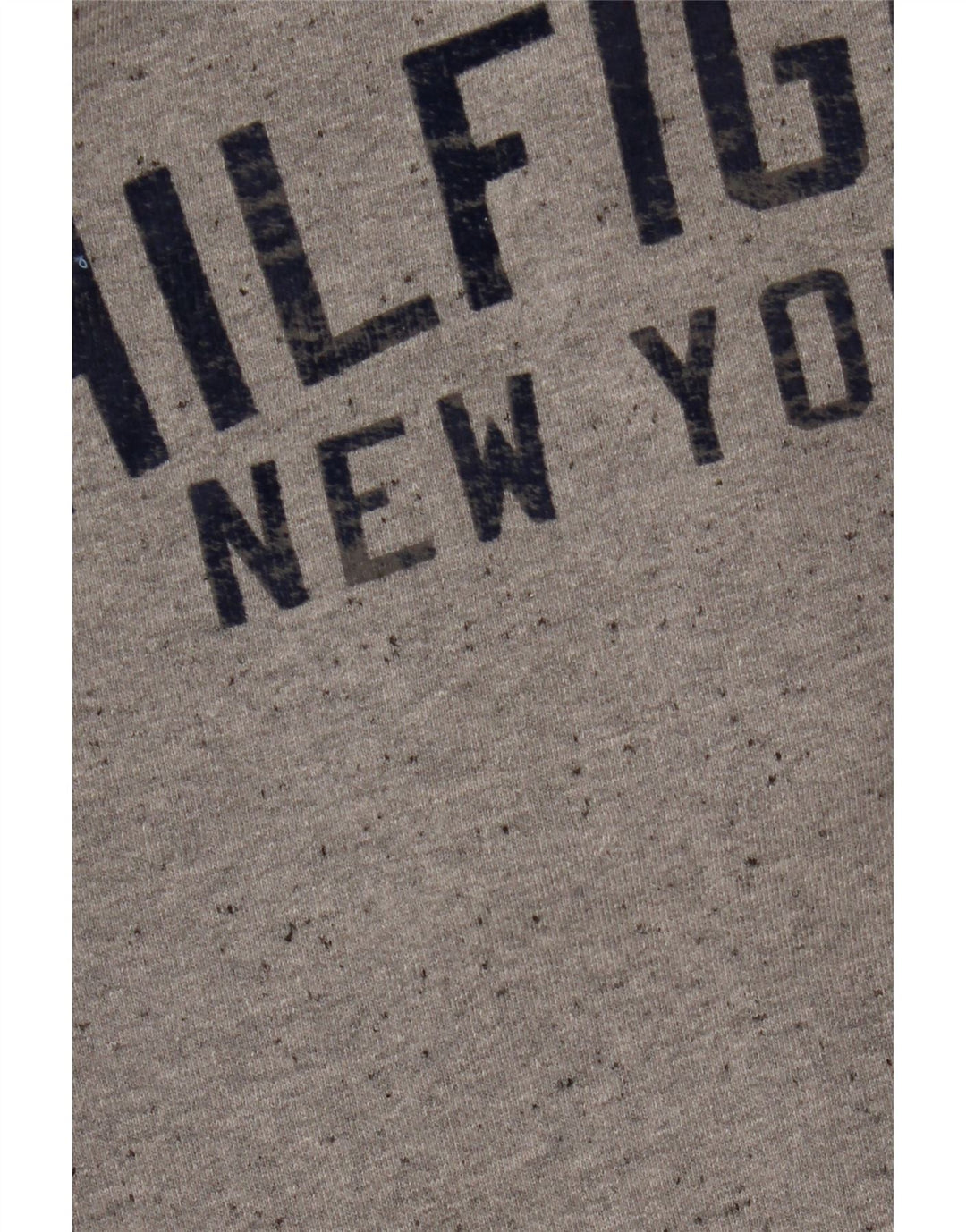 TOMMY HILFIGER Mujer Vintage Fit Sudadera Jumper UK 16 Grande Gris