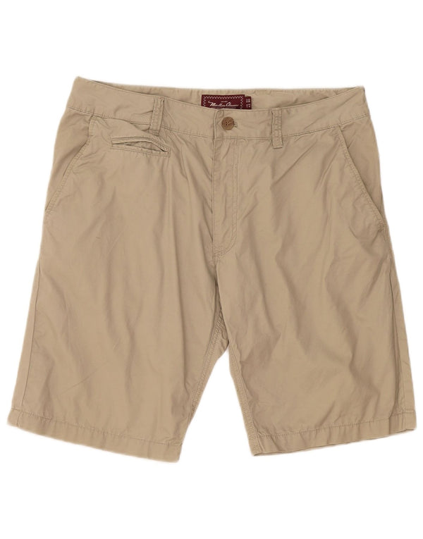 Marlboro Classics Pantalones cortos chinos para hombre EU 50 Large W36 Caqui