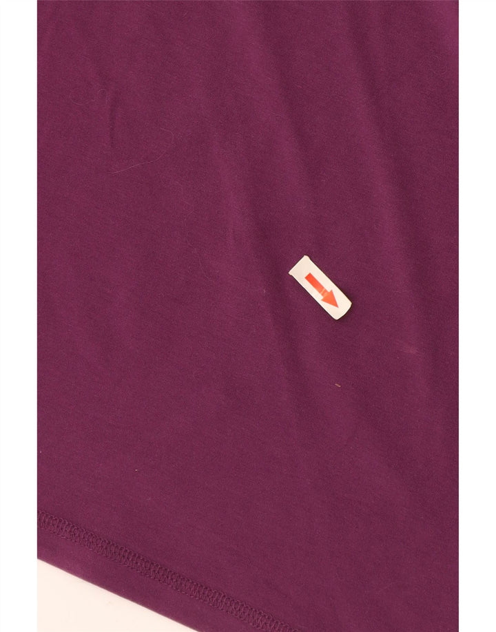 Marlboro Classics Top gráfico para mujer de manga larga UK 42 Medio Púrpura