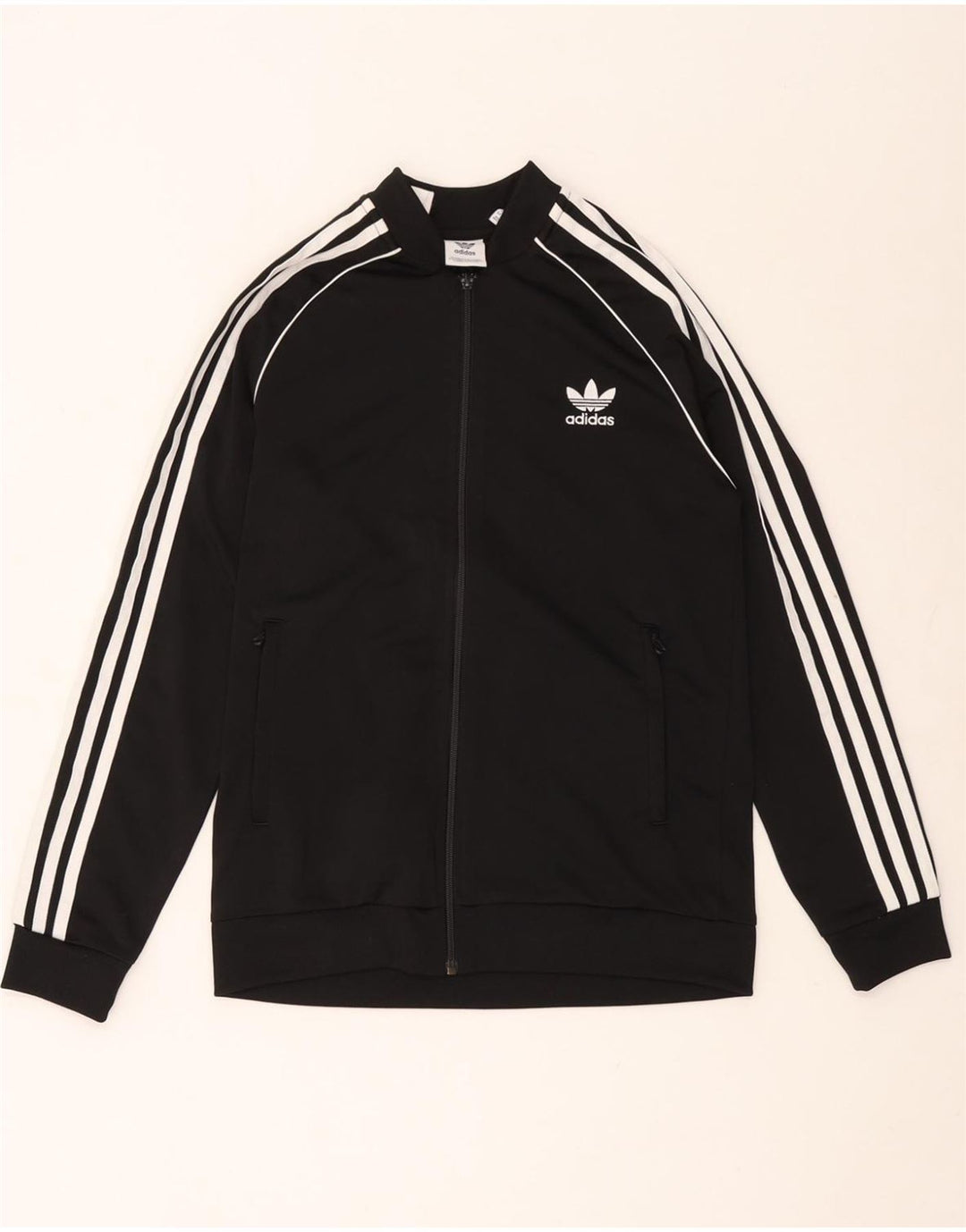 ADIDAS Chaqueta Chándal Niño 13-14 Años Negro Poliéster