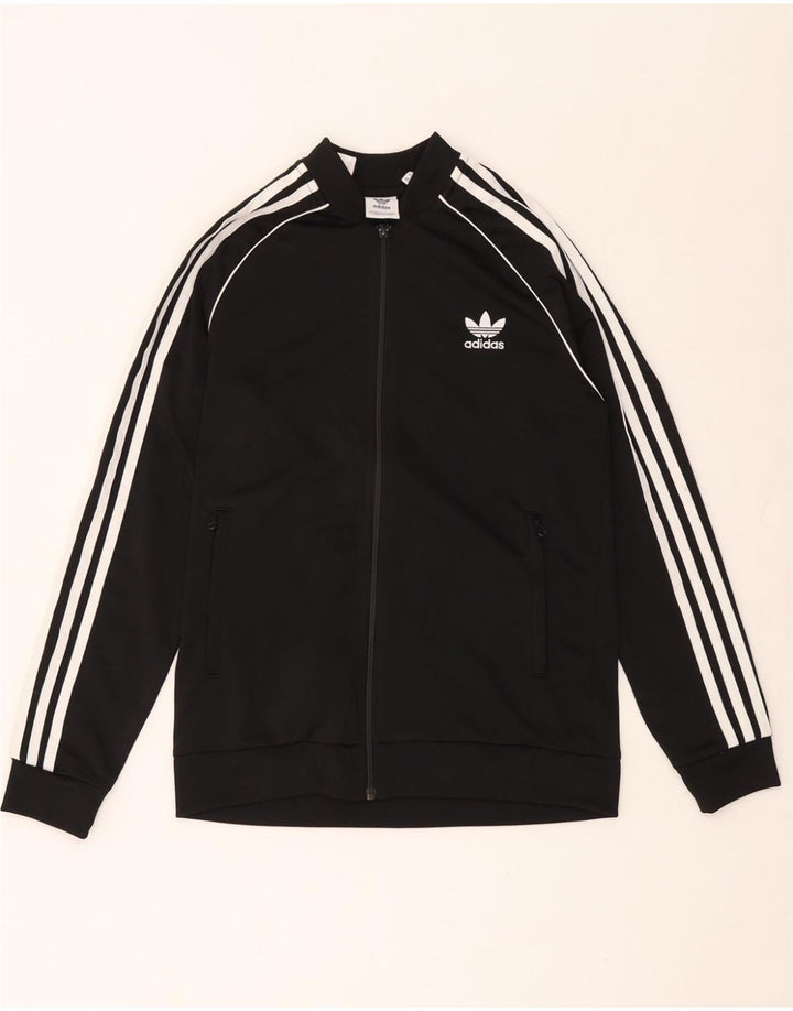 ADIDAS Chaqueta Chándal Niño 13-14 Años Negro Poliéster