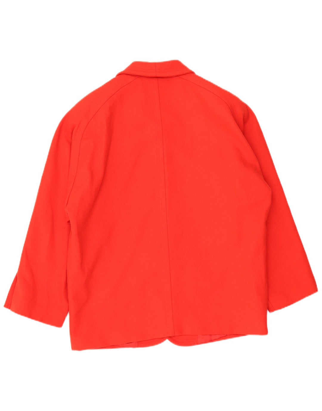 Enrico Coveri Chaqueta tipo blazer extragrande con 5 botones para mujer UK 10 Small Red Wool