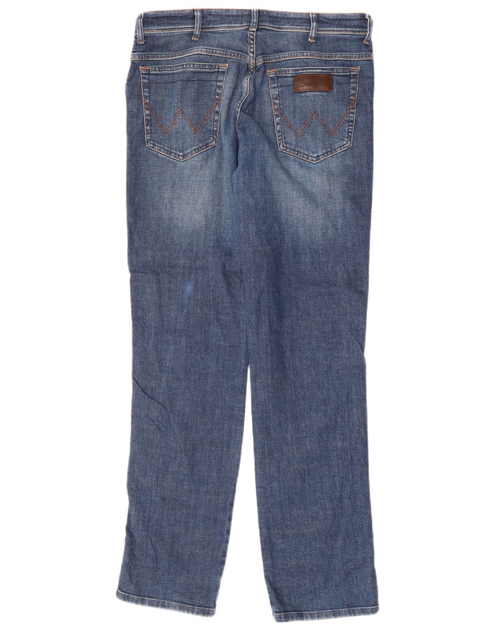 Wrangler Vaqueros rectos Texas para hombre W36 L34 Algodón azul