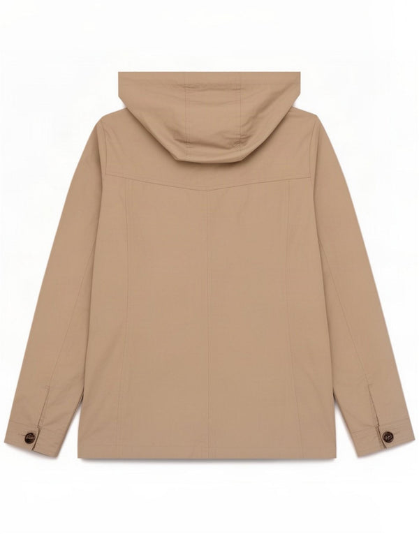 Marks & Spencer Chaqueta utilitaria con capucha para mujer UK 8 Small Beige Cotton