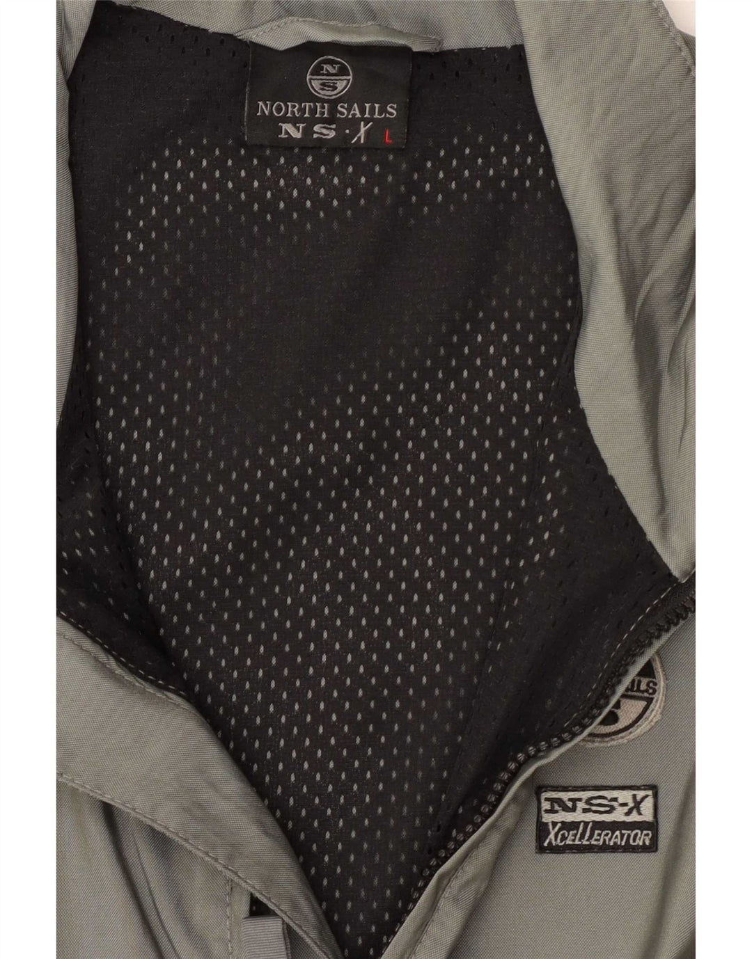 North Sails Chaqueta de chándal sin mangas para hombre, talla grande, color caqui