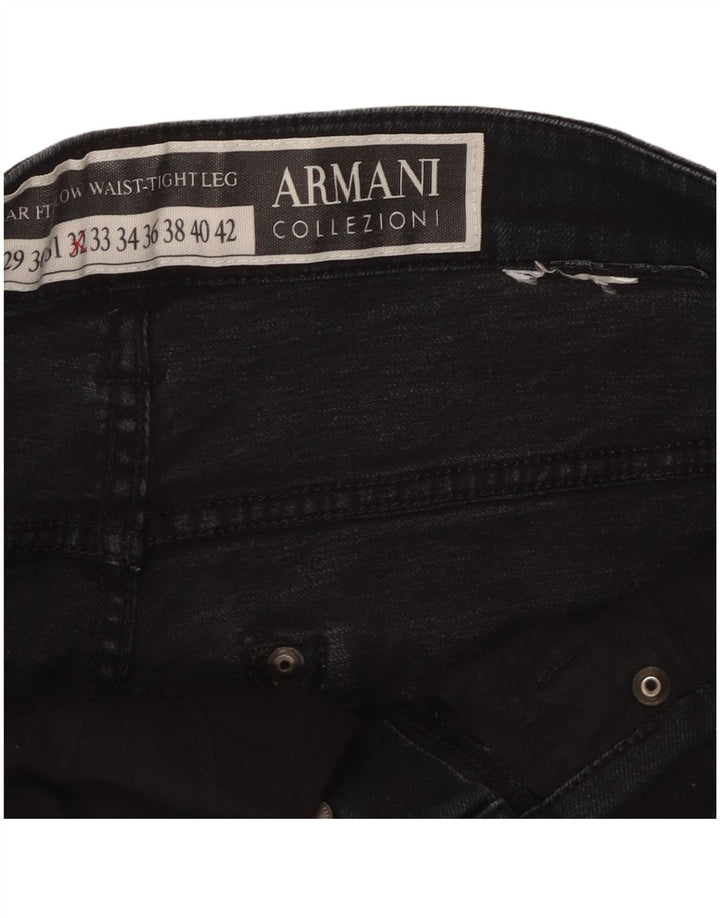 Vaqueros Armani Hombre Rectos W32 L27 Azul Marino