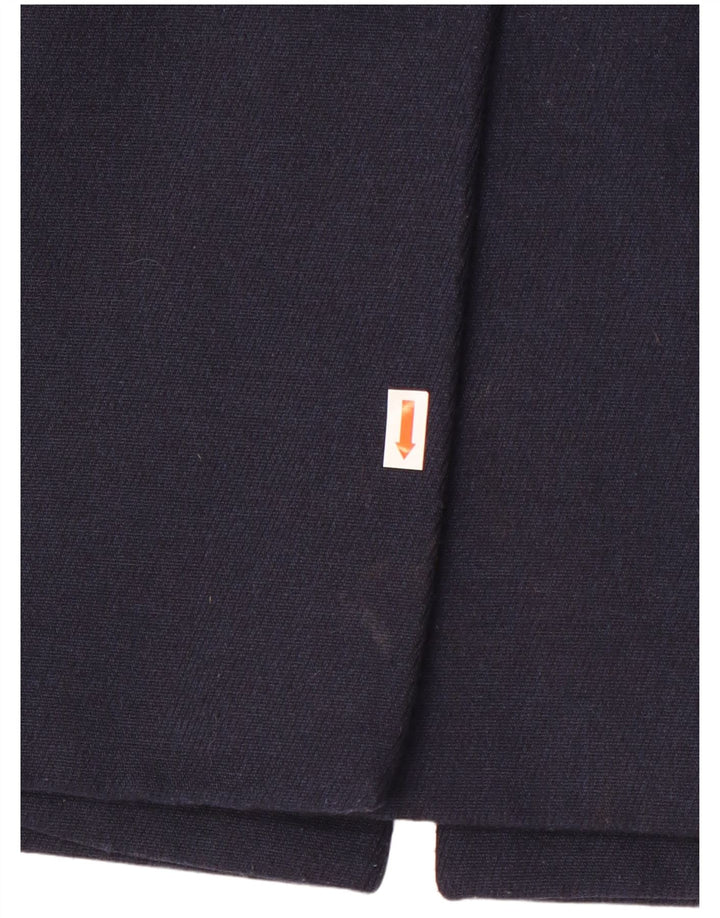 Hobbs Chaqueta tipo blazer larga con 1 botón para mujer UK 8 Small Poliéster azul marino