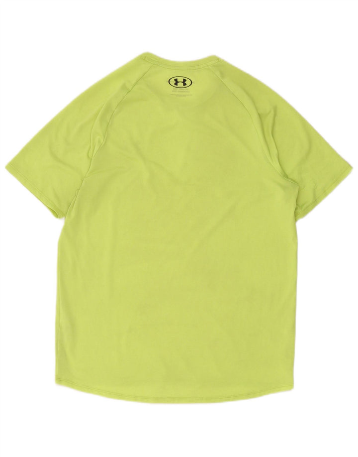Camiseta Under Armour Hombre Top Poliéster Verde Medio