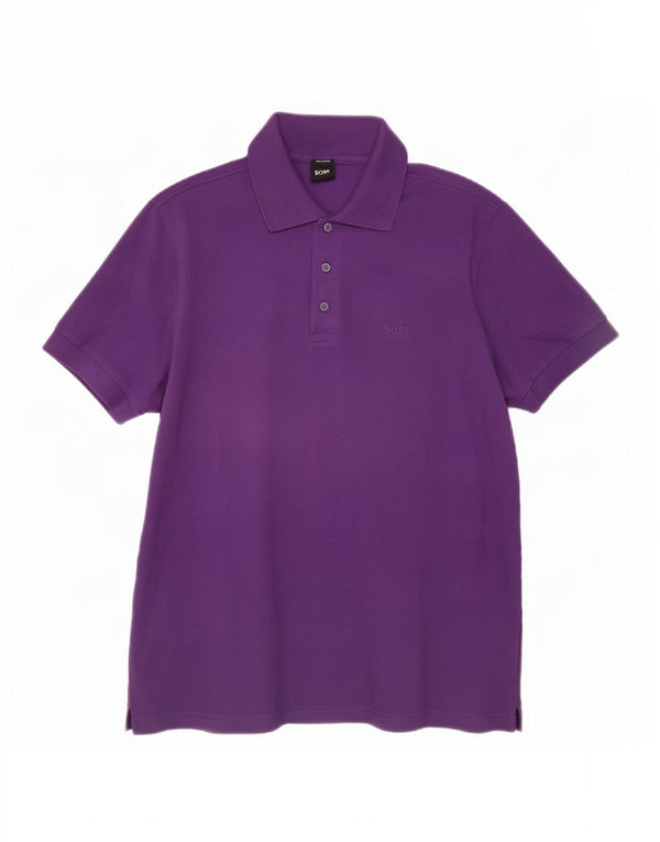Polo Hugo Boss Hombre XL Algodón Morado