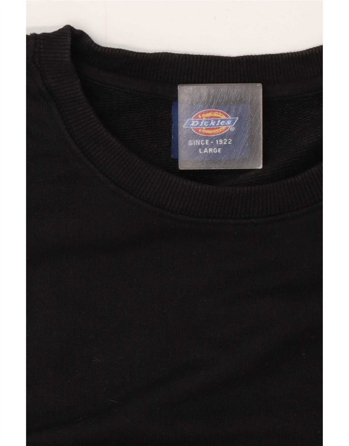 Dickies Hombre Sudadera Jumper Grande Negro