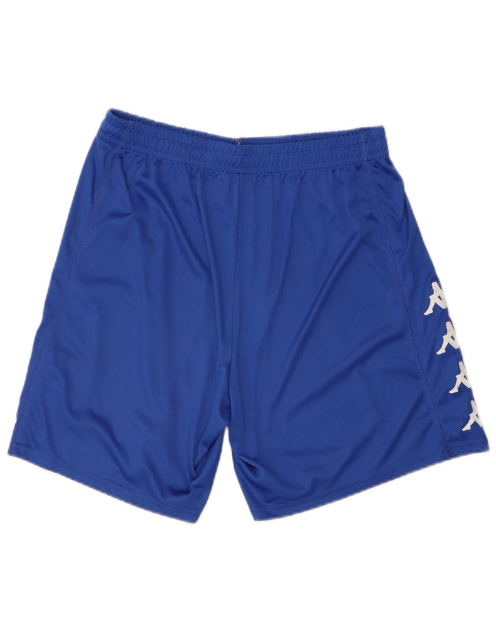 Kappa Pantalones cortos deportivos gráficos para hombre 2XL Azul