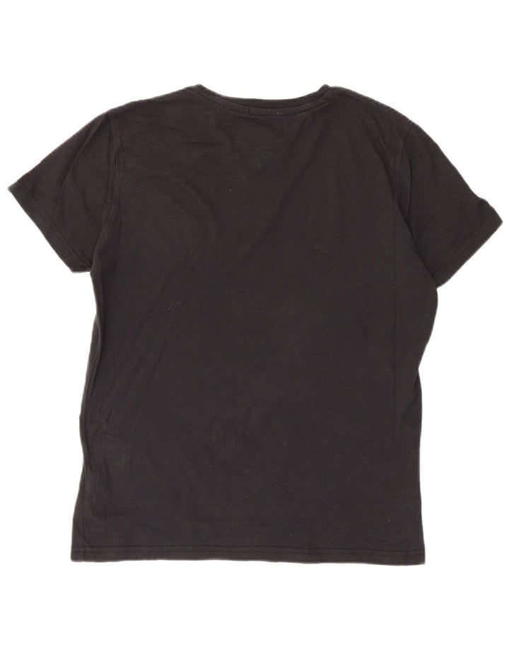 Camiseta Tommy Hilfiger Hombre Top Medium Negro Algodón