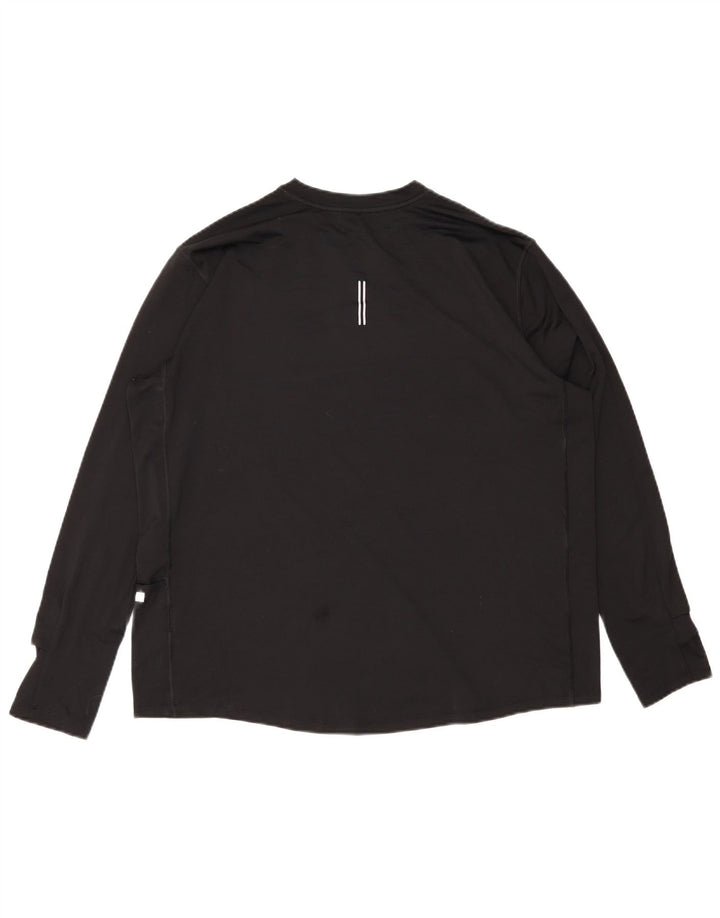 Nike Hombre Dri Fit Top Manga Larga XL Negro