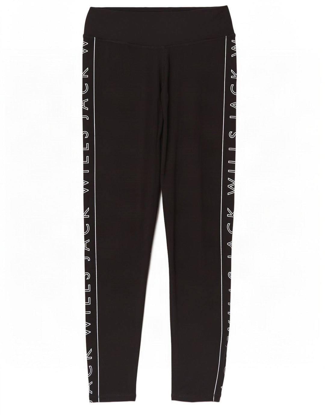 Jack Wills Leggings gráficos para mujer UK 40 Mediano Poliéster negro