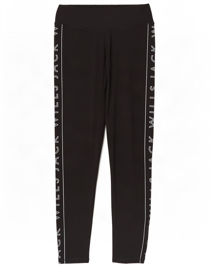 Jack Wills Leggings gráficos para mujer UK 40 Mediano Poliéster negro