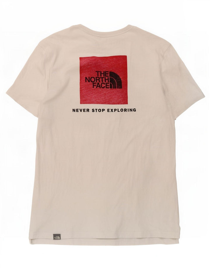 The North Face Camiseta gráfica para hombre Top Medium White Cotton