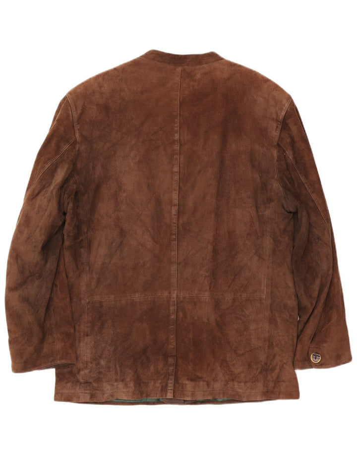 Schneiders Chaqueta de ante para hombre UK 44 2XL Marrón Cuero Clásico