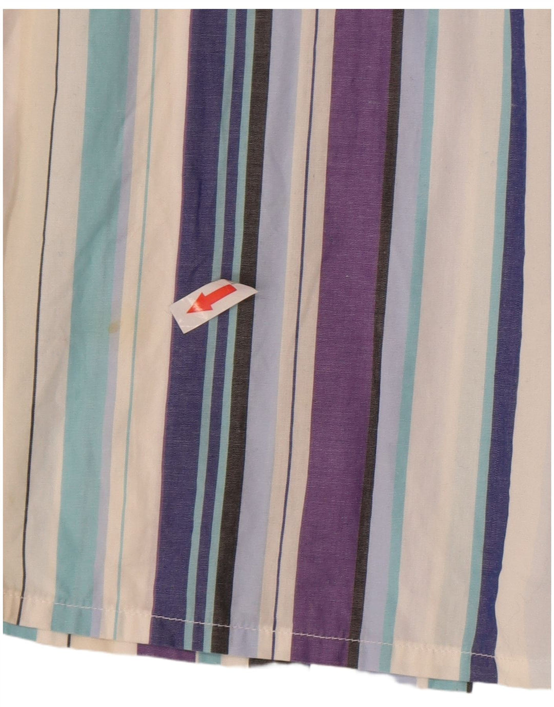 Paul Smith Camisa de manga corta para hombre de algodón a rayas multicolor mediana