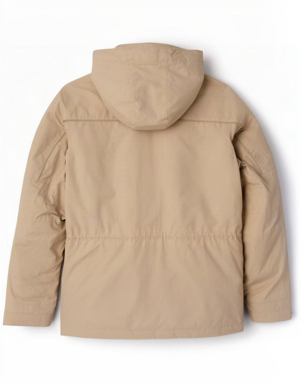 Tommy Hilfiger Chaqueta cortavientos Sherpa con capucha para hombre EU 38 Medium Beige
