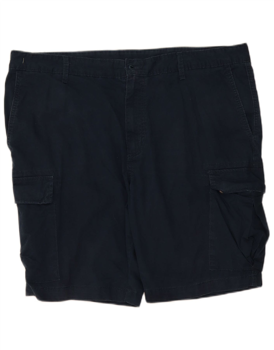 MARKS & SPENCER Pantalones cortos cargo para hombre W40 XL Algodón azul marino