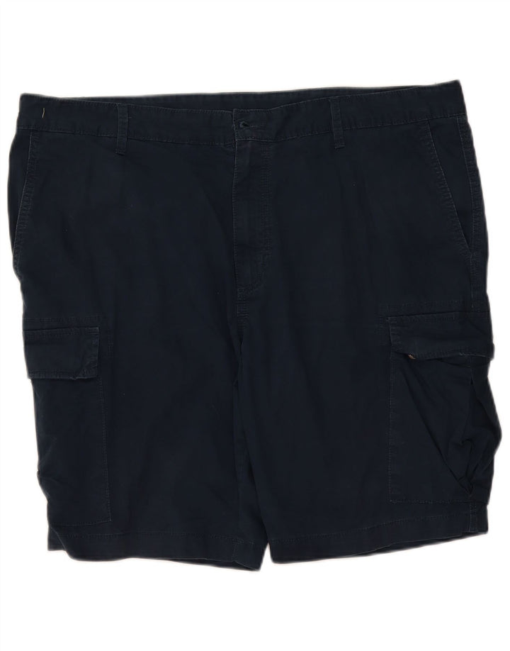 MARKS & SPENCER Pantalones cortos cargo para hombre W40 XL Algodón azul marino