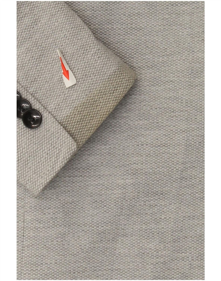 Zara Chaqueta Blazer De 2 Botones Para Hombre UK 38 Gris Medio
