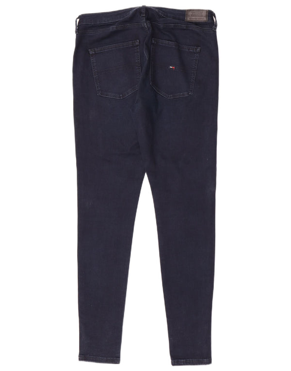 Tommy Hilfiger Vaqueros pitillo de cintura alta para mujer W31 L32 Algodón azul marino
