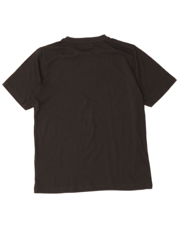 KAPPA Camiseta gráfica para hombre Top Medium Black Cotton