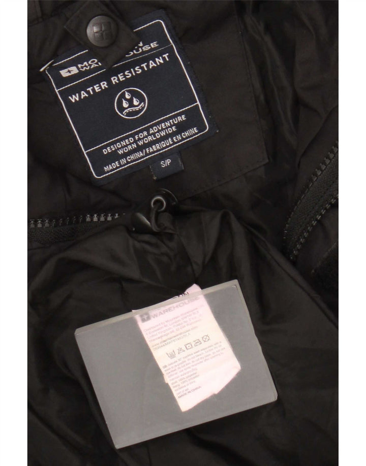Chaqueta impermeable con capucha para hombre Mountain Warehouse UK 36 Small Poliéster negro