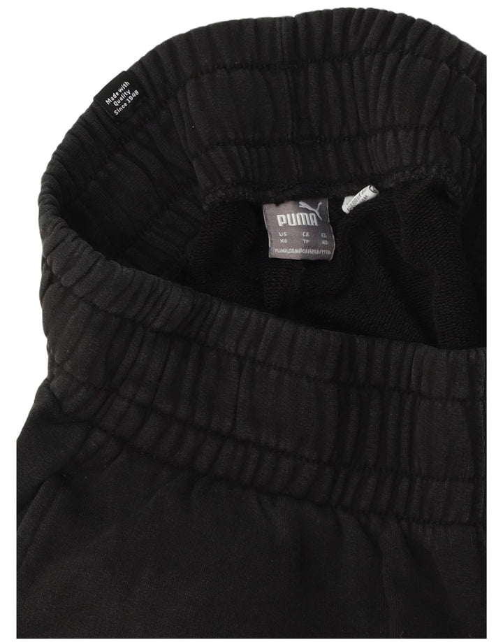 PUMA Pantalones de chándal para mujer Joggers UK 4 XS Algodón negro