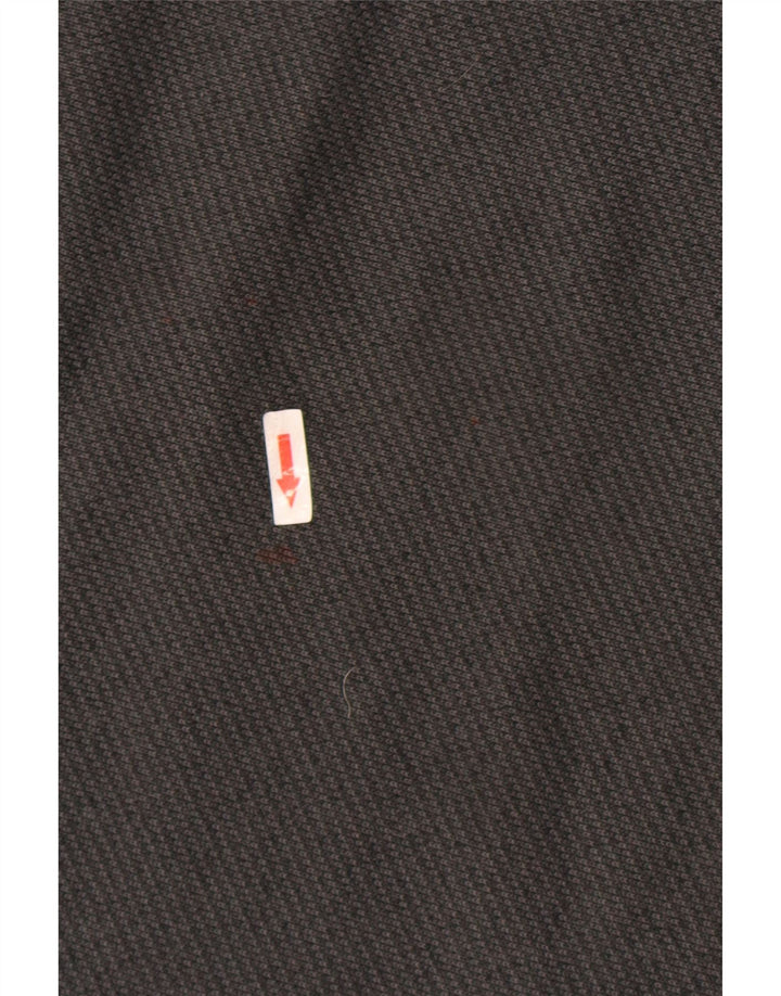 Rohan Hombre Sudadera Con Cuello Con Botones Jersey Gris Medio Poliéster