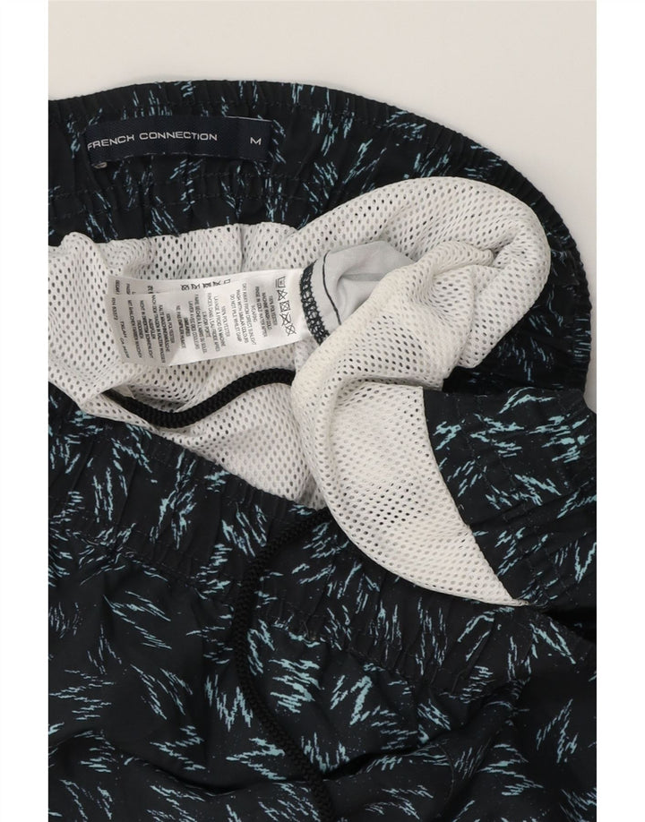 FRENCH CONNECTION Bañador para Hombre Mediano Poliéster Moteado Negro