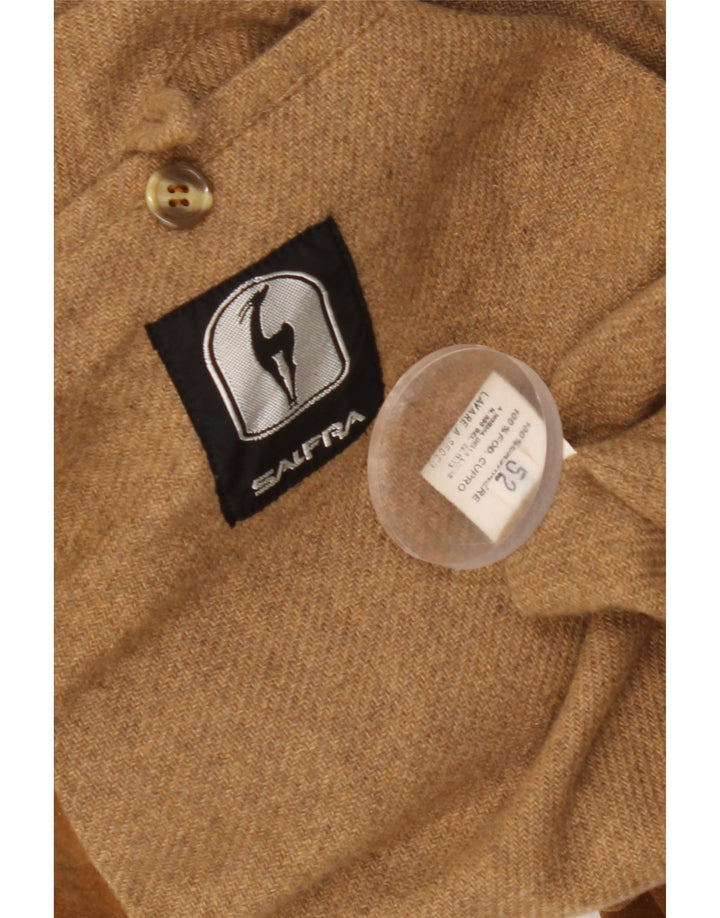 Salfra Chaqueta bomber de ante para hombre IT 52 XL Cuero marrón