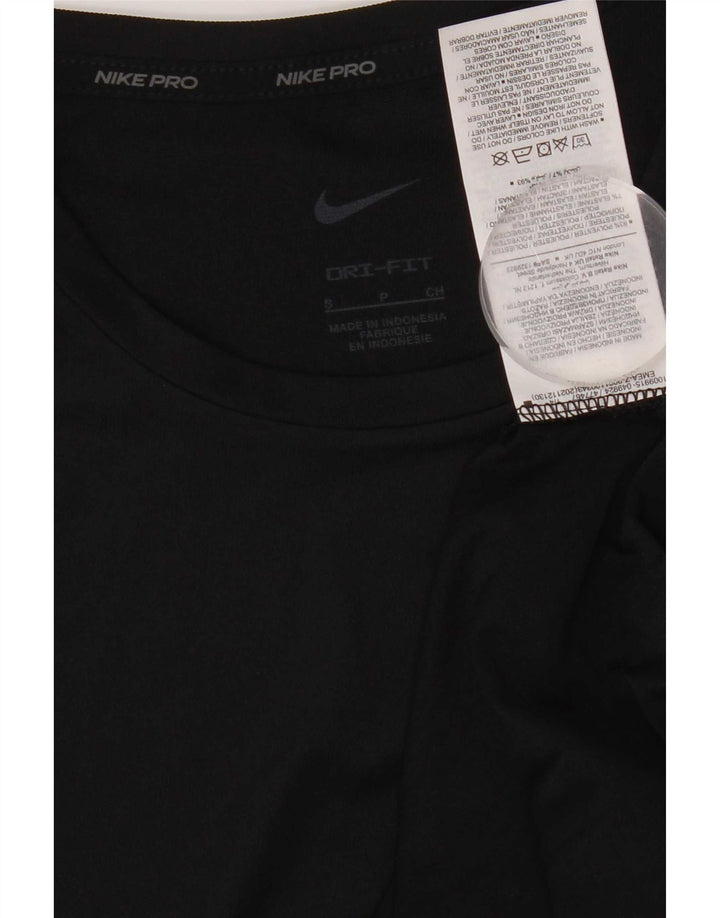 Nike - Camiseta Dri Fit para hombre, talla pequeña, poliéster negro