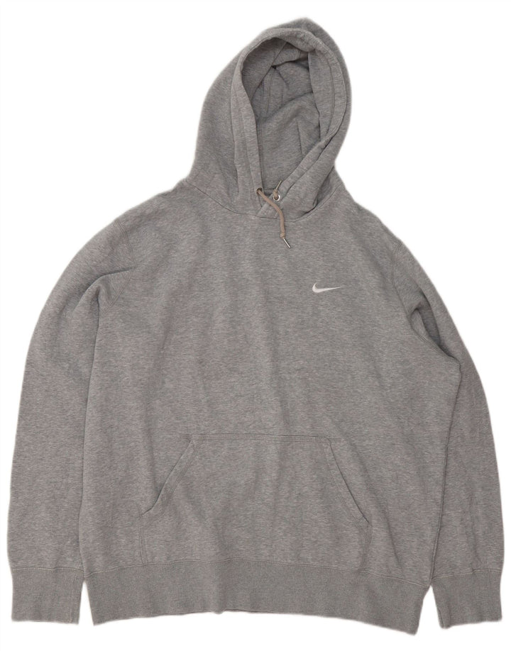 Nike Hombre Sudadera con capucha Jumper XL Gris Algodón
