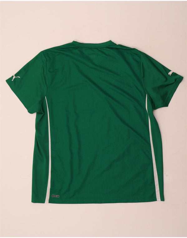 Puma Camiseta para hombre Top 2XL Verde Colorblock