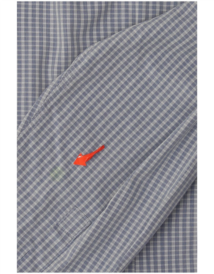 Camisa Calvin Klein Slim Fit para hombre Talla 43 17 XL Cuadros azules