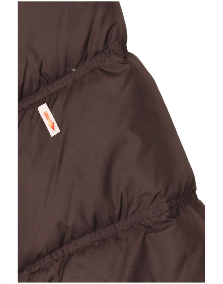 Abrigo acolchado con capucha Fila Mujer IT 44 Nylon gris medio