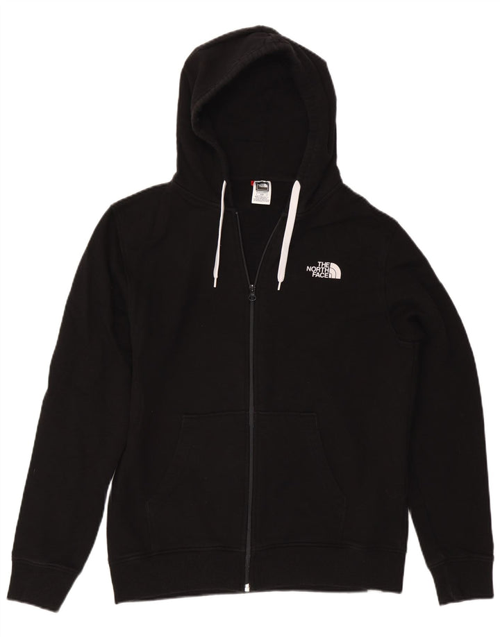 THE NORTH FACE Suéter con capucha y cremallera para hombre Algodón negro mediano